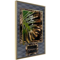 Arkiio Affisch Gilded Monstera [Poster] 40x60 Poster